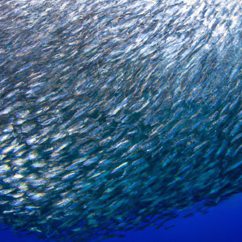 イワシの大群が魚を呼ぶ！